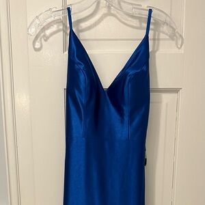 iNtrigue by Blush Royal Blue Long Formal Prom Dress Size - 0